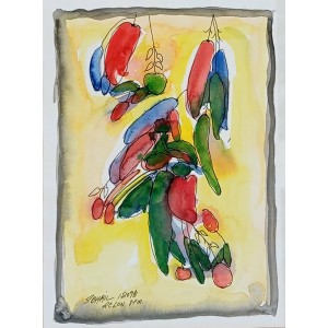 Tassaduq Sohail, 6 x 8 Inch, Watercolor on Paper, Abstract Painting, AC-TS-040 Tassaduq Sohail, 6 x 8 Inch, Watercolor on Paper, Abstract Painting, AC-TS-040